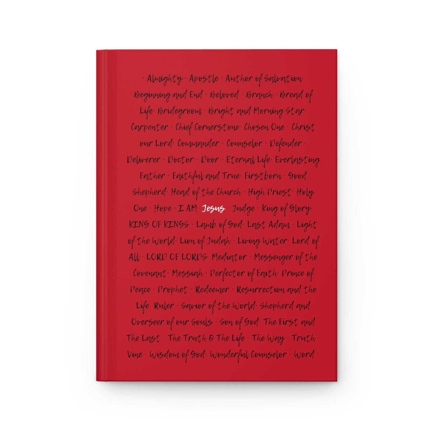 The Grace Brand Journal Red - "Names of Jesus"