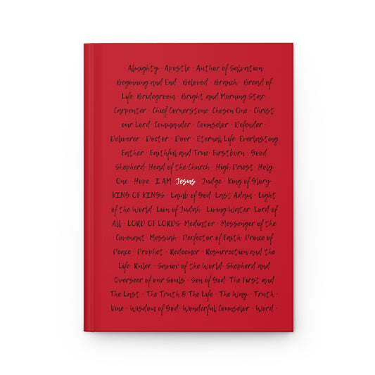 The Grace Brand Journal Red - "Names of Jesus"