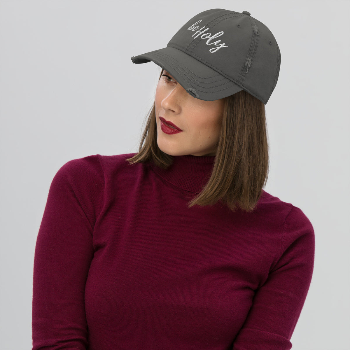 be Holy: The Distressed Dad Hat