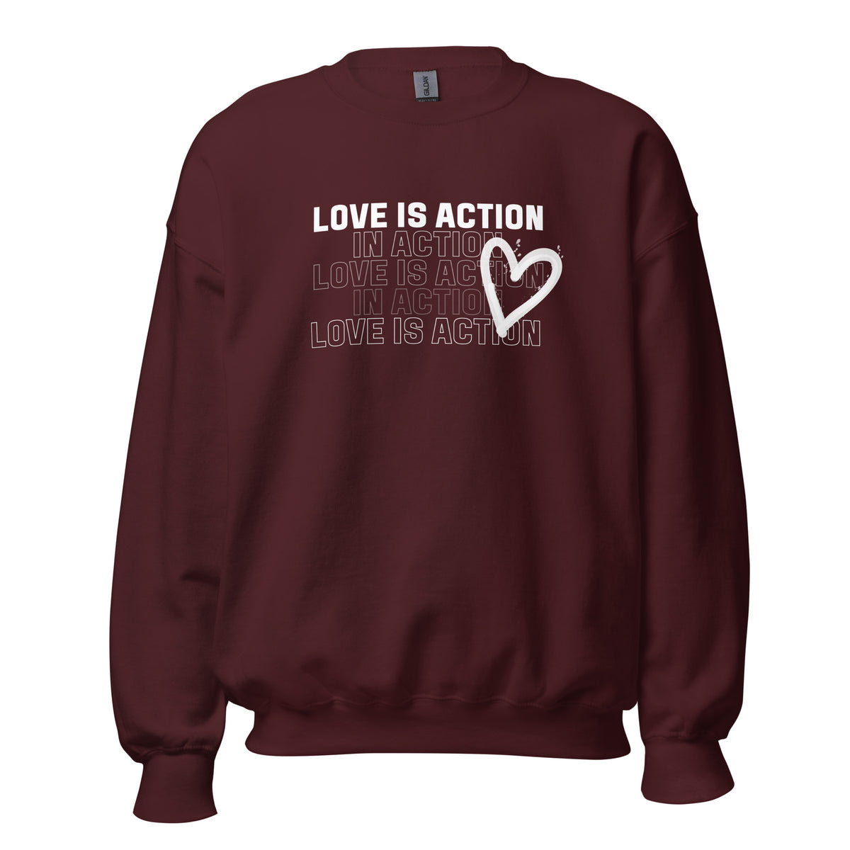Love is Action Unisex Sweater