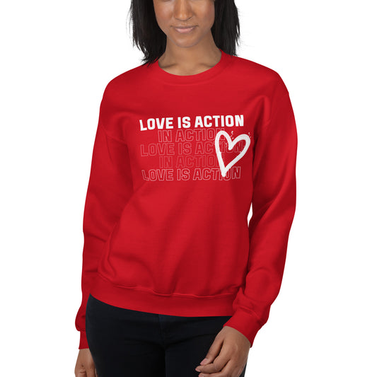 Love is Action Unisex Sweater