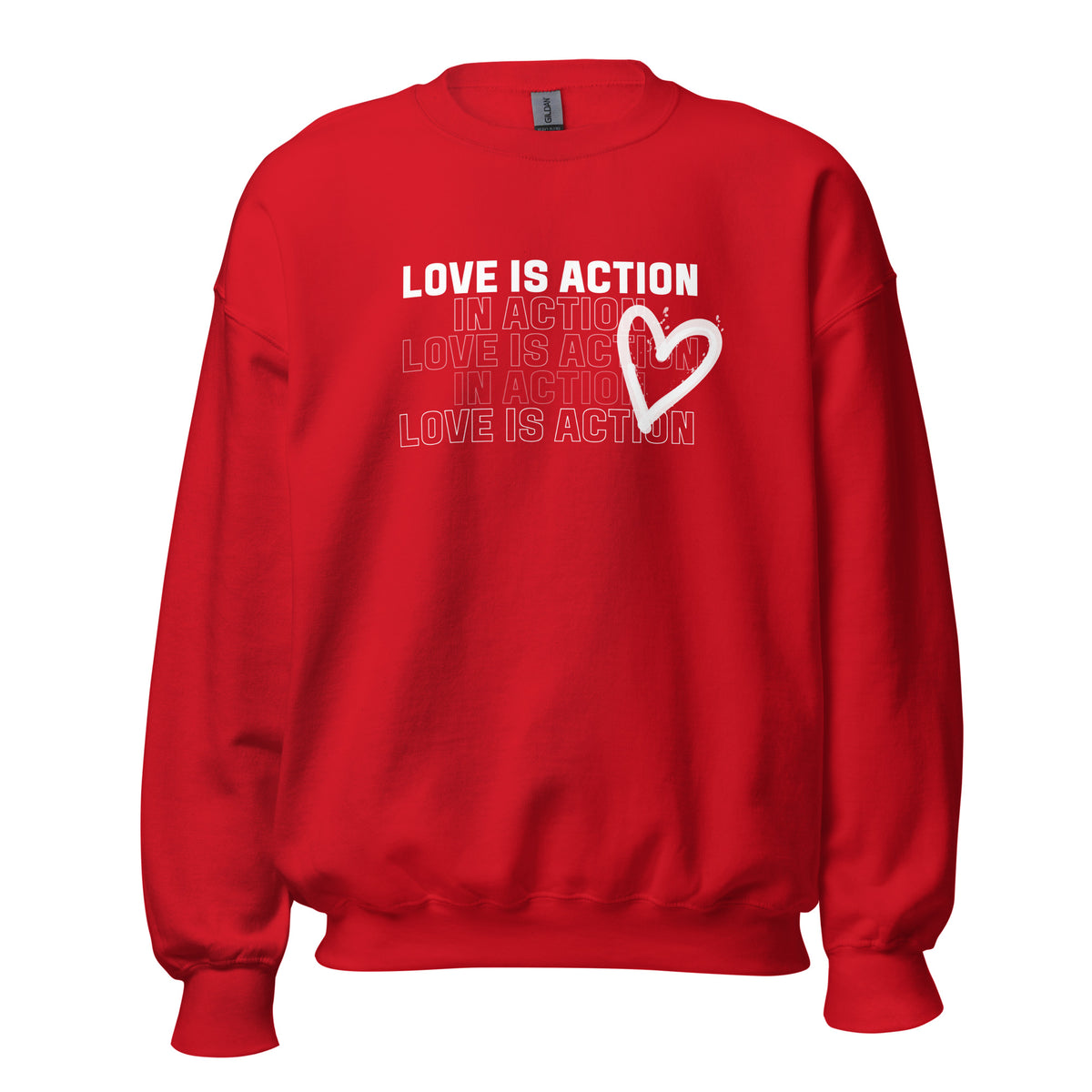 Love is Action Unisex Sweater